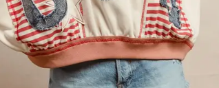 Americana Patchwork Pullover