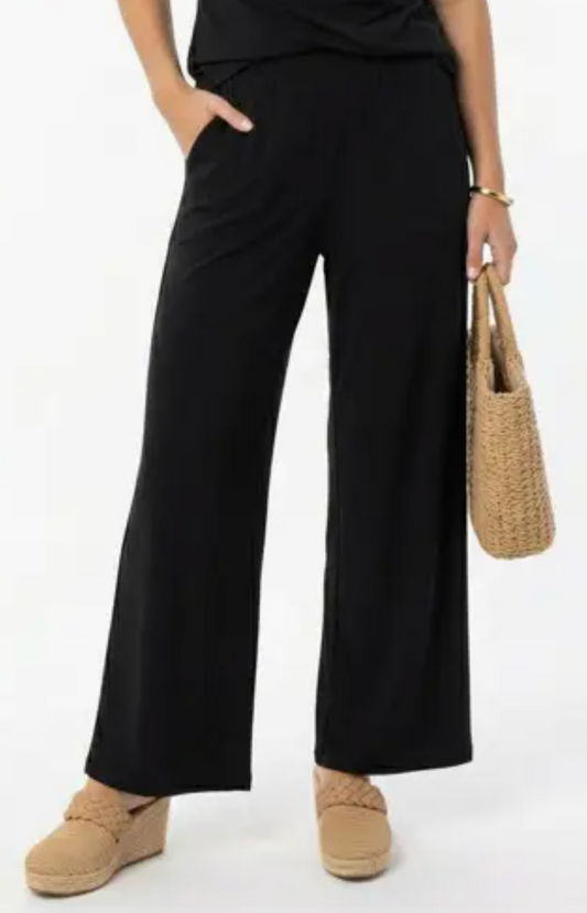 Simply Chic Wide Leg Pants BLACK 30"