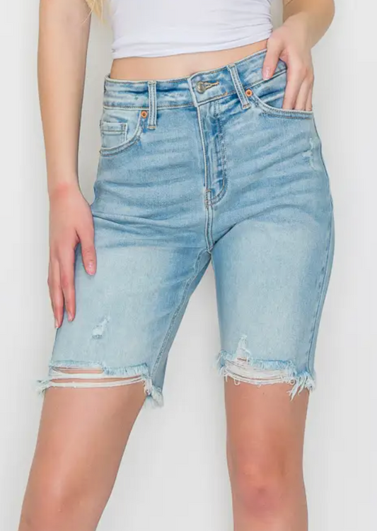 ARTEMIS VINTAGE Distressed Bermuda HR 8.5"