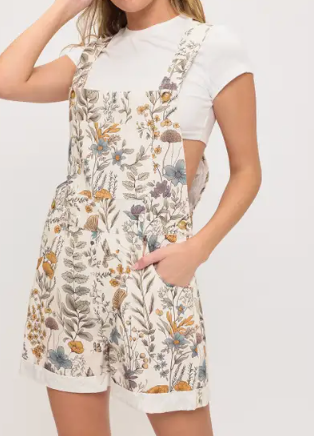 Wildflower Wanderer Overalls FLORAL