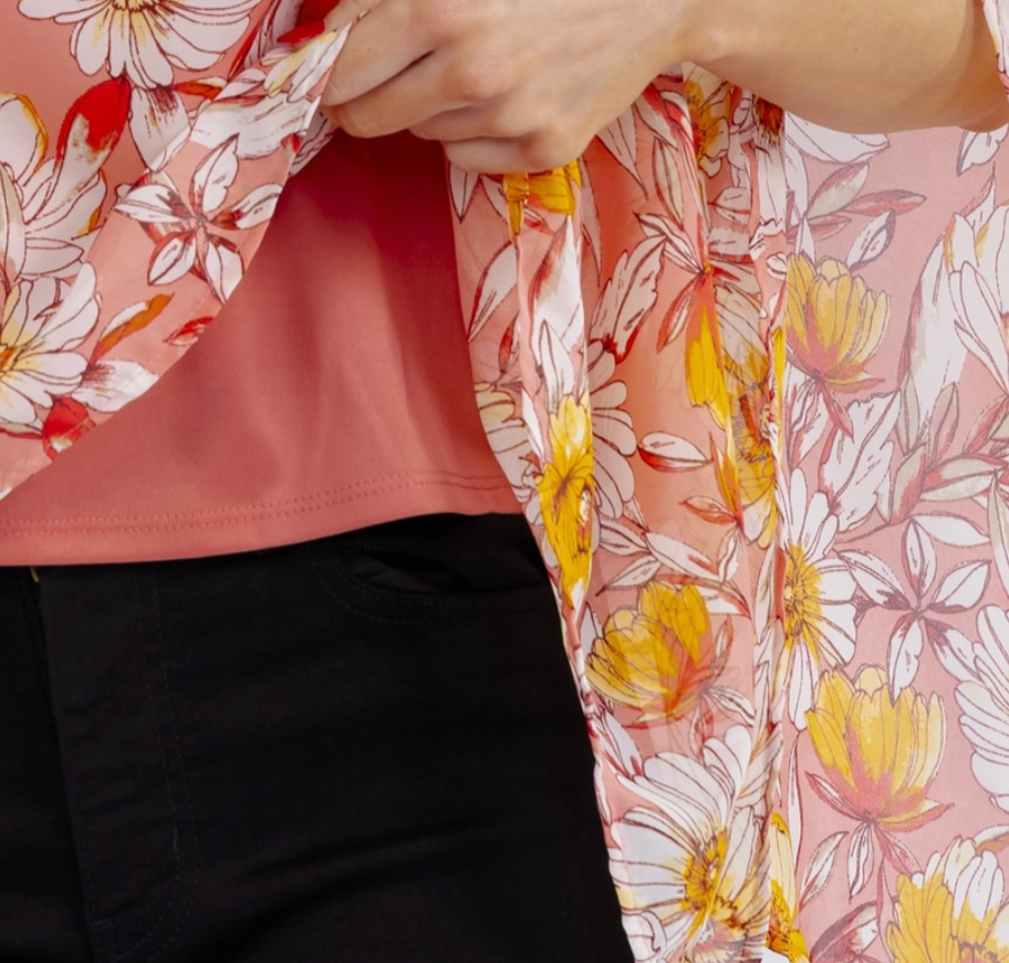 Daisy Lane Cold Shoulder Tunic BLUSH