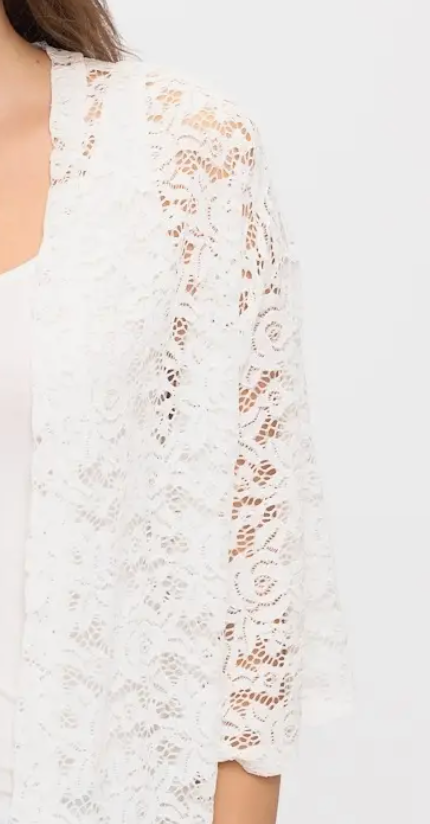 Garden Romance Lace Cardi WHITE