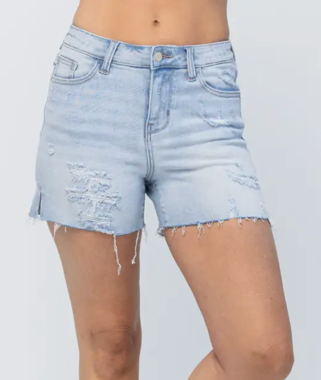 JUDY BLUE Raw Hem HR 3.75