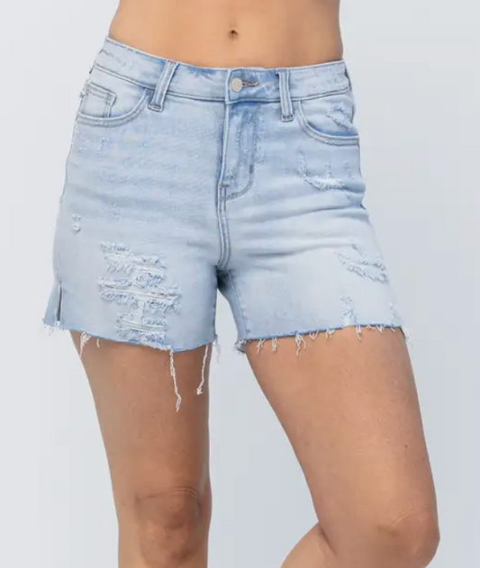 JUDY BLUE Raw Hem HR 3.75