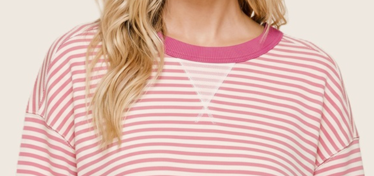 Casual Charm Pullover BERRY