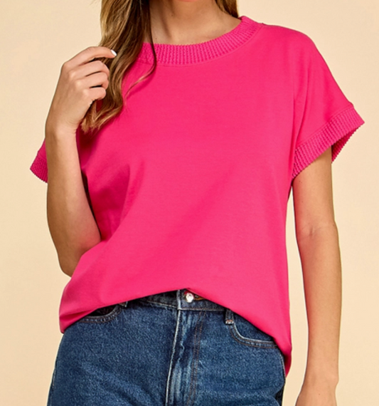 Simple Sophistication Knit FUCHSIA