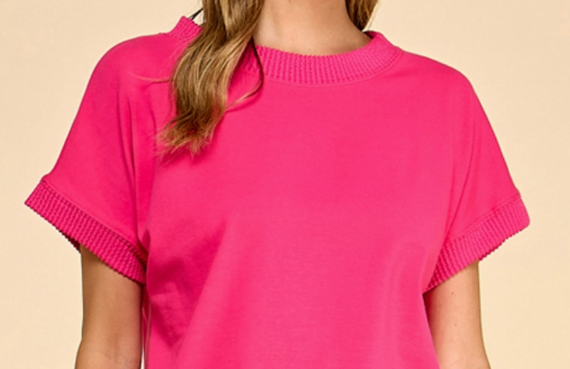 Simple Sophistication Knit FUCHSIA