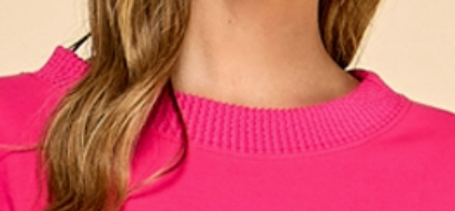 Simple Sophistication Knit FUCHSIA