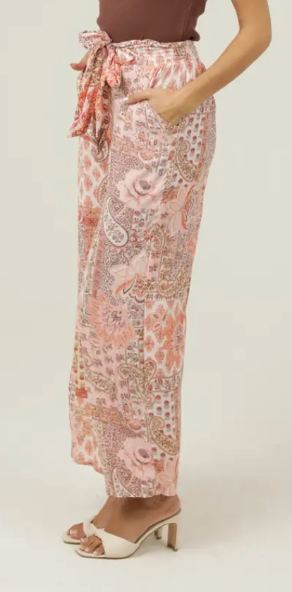 Blushing Paisley Pants