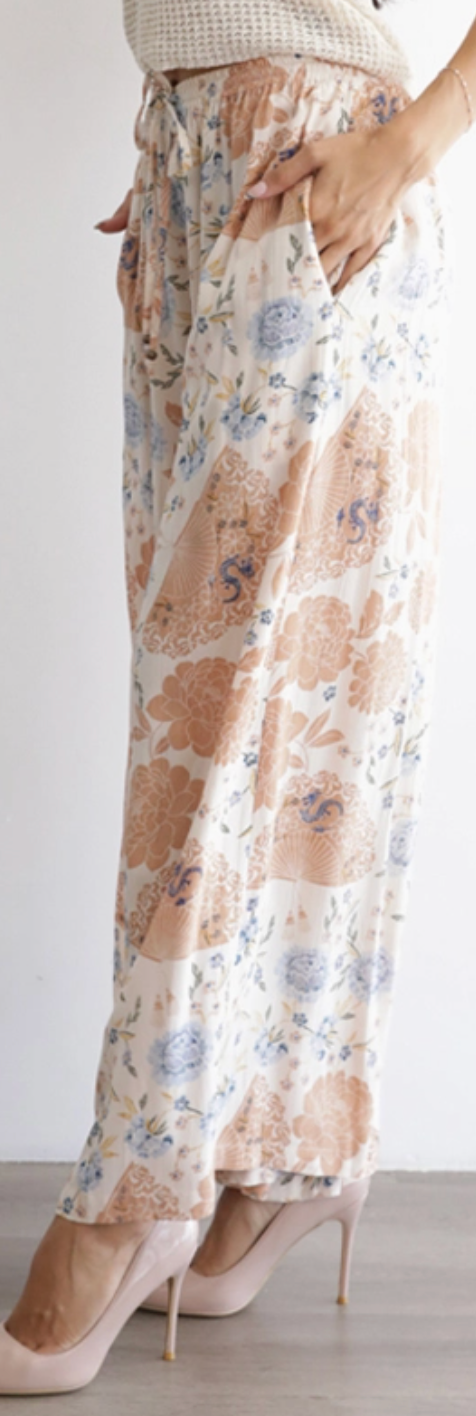 Vintage Bloom Pants IVORY