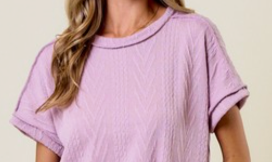 Relaxed Rhythm Top LAVENDER