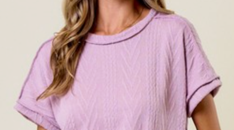 Relaxed Rhythm Top LAVENDER