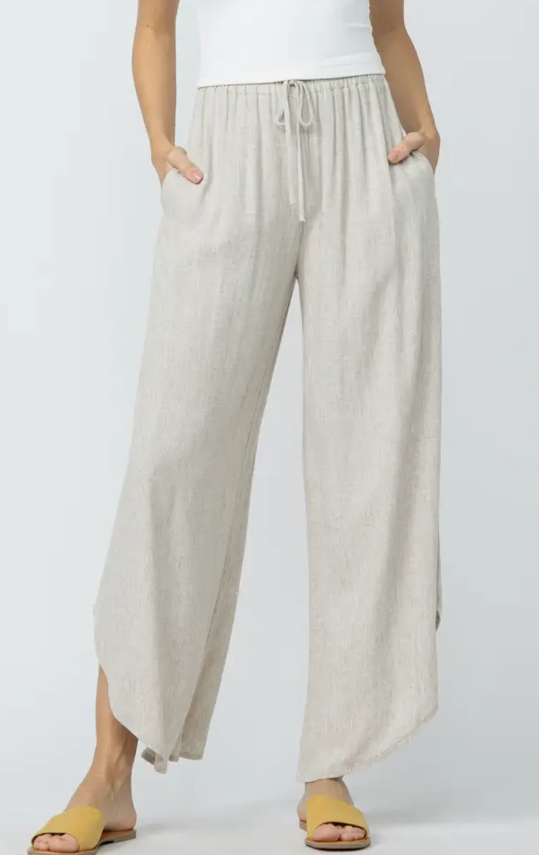 Barefoot Bliss Linen Pants NATURAL