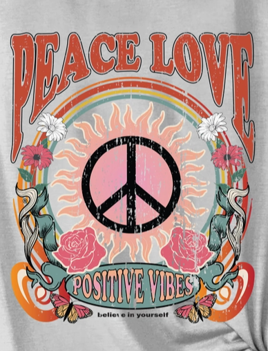Positive Vibes Tank GRAY