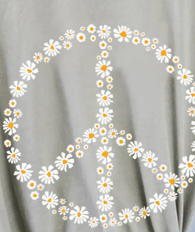 Daisy Daydream Peace Tee SAGE MIST