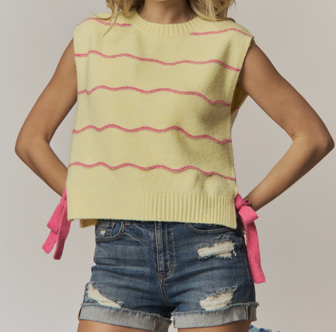 Pink Lemonade Sweater Vest