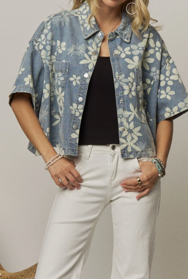 Wildflower Wash Denim Jacket