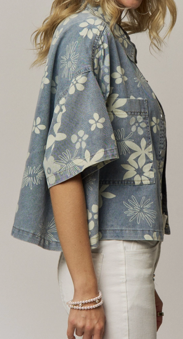 Wildflower Wash Denim Jacket