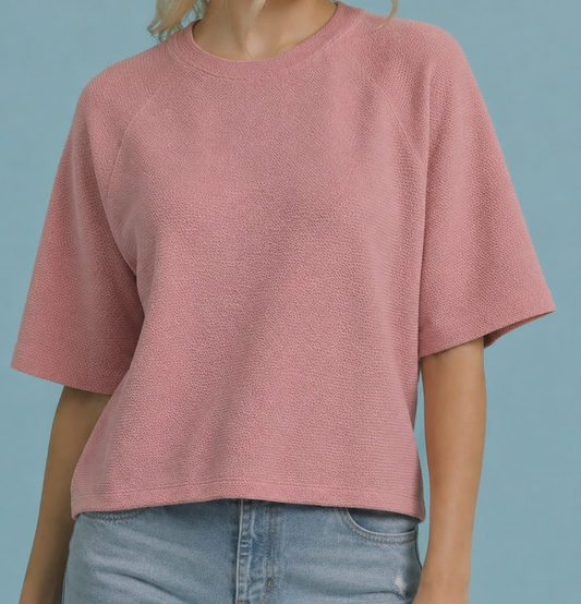 Sunny Days Cloud Knit BLUSH