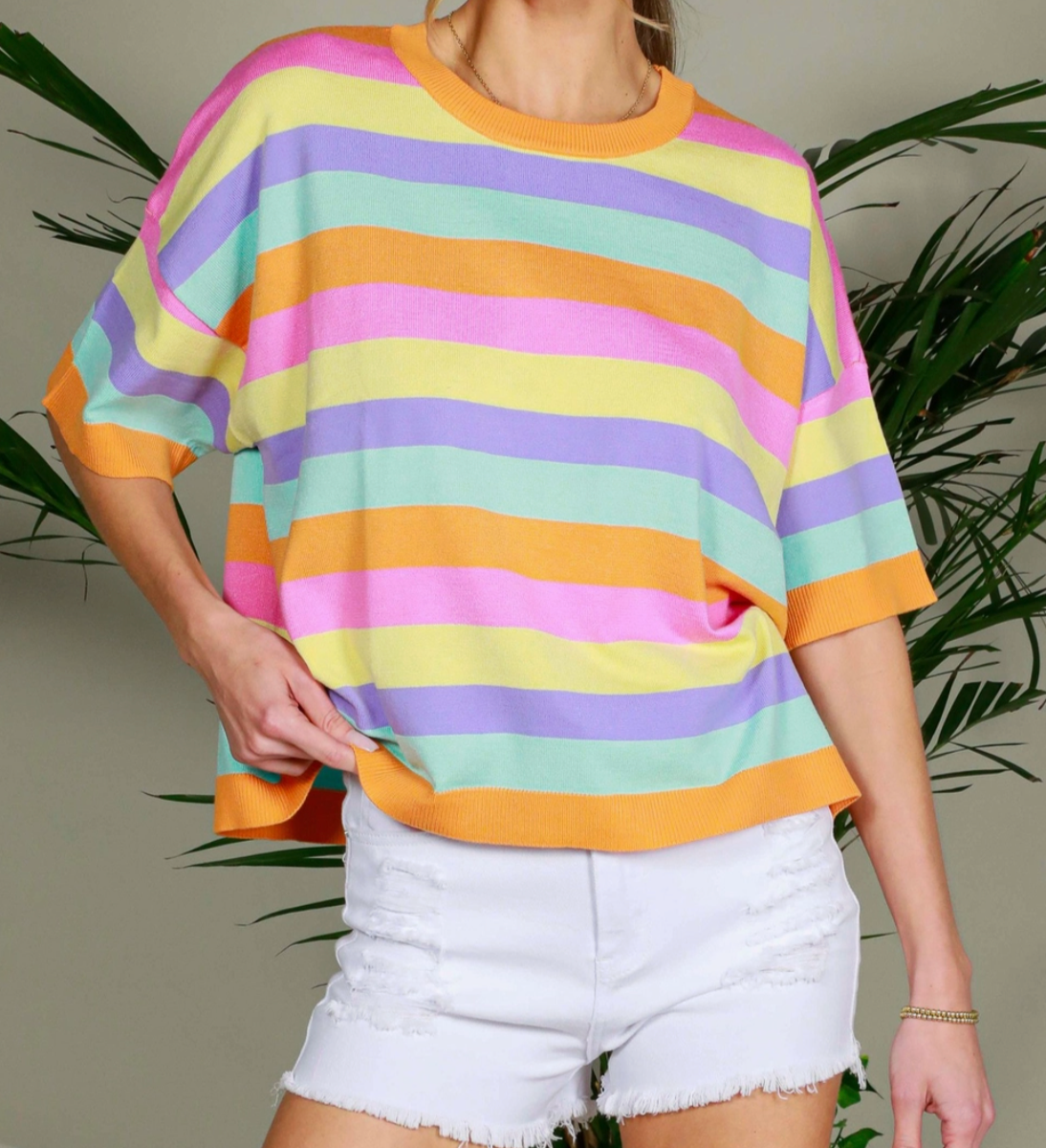 Candy Skies Stripe Sweater MULTI