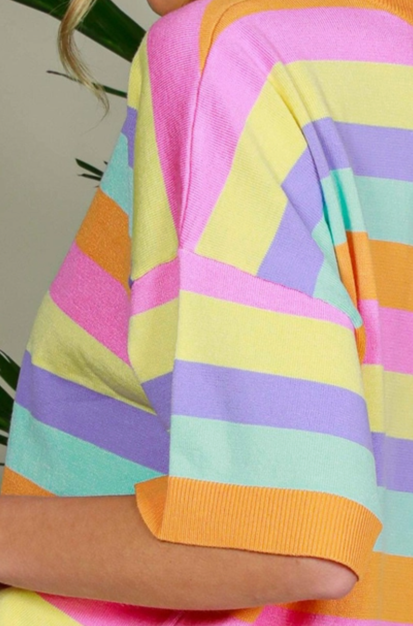 Candy Skies Stripe Sweater MULTI