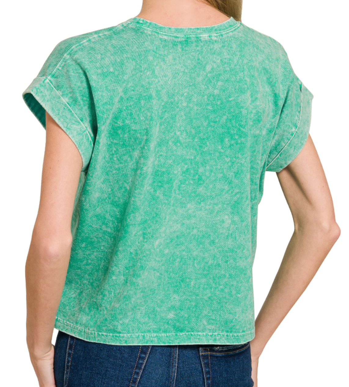 Relaxed Washed Everyday Tee KELLY