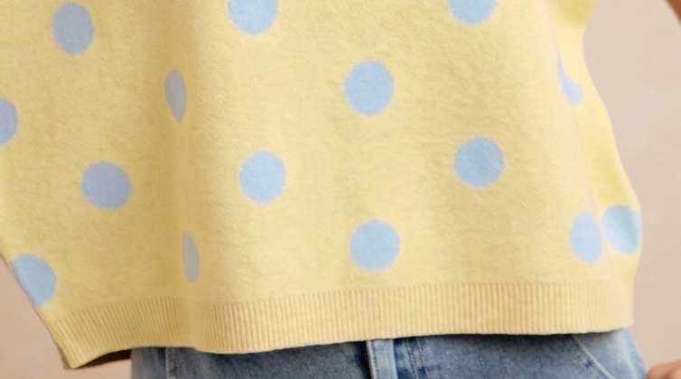 Sunshine & Sky Knit Sweater YELLOW