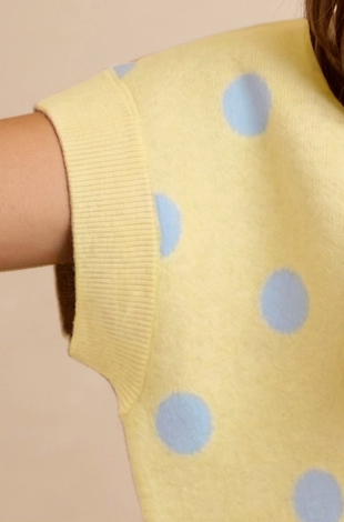 Sunshine & Sky Knit Sweater YELLOW