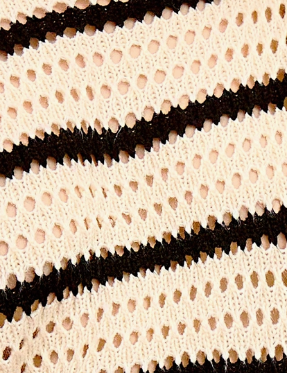 Harbor Breeze Crochet Sweater BEIGE