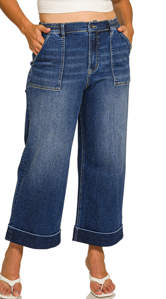 PS ZENANA Cuff Crop Trouser 27"