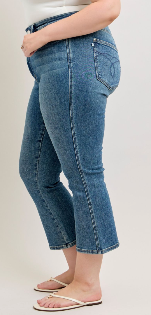 JUDY BLUE PS Tum Ctrl HR Capri 26.5"