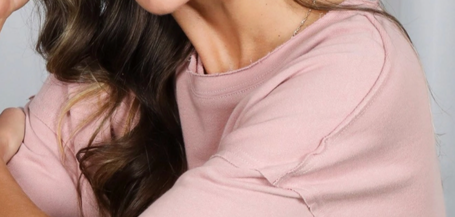 Cloud Nine Cotton Top BLUSH