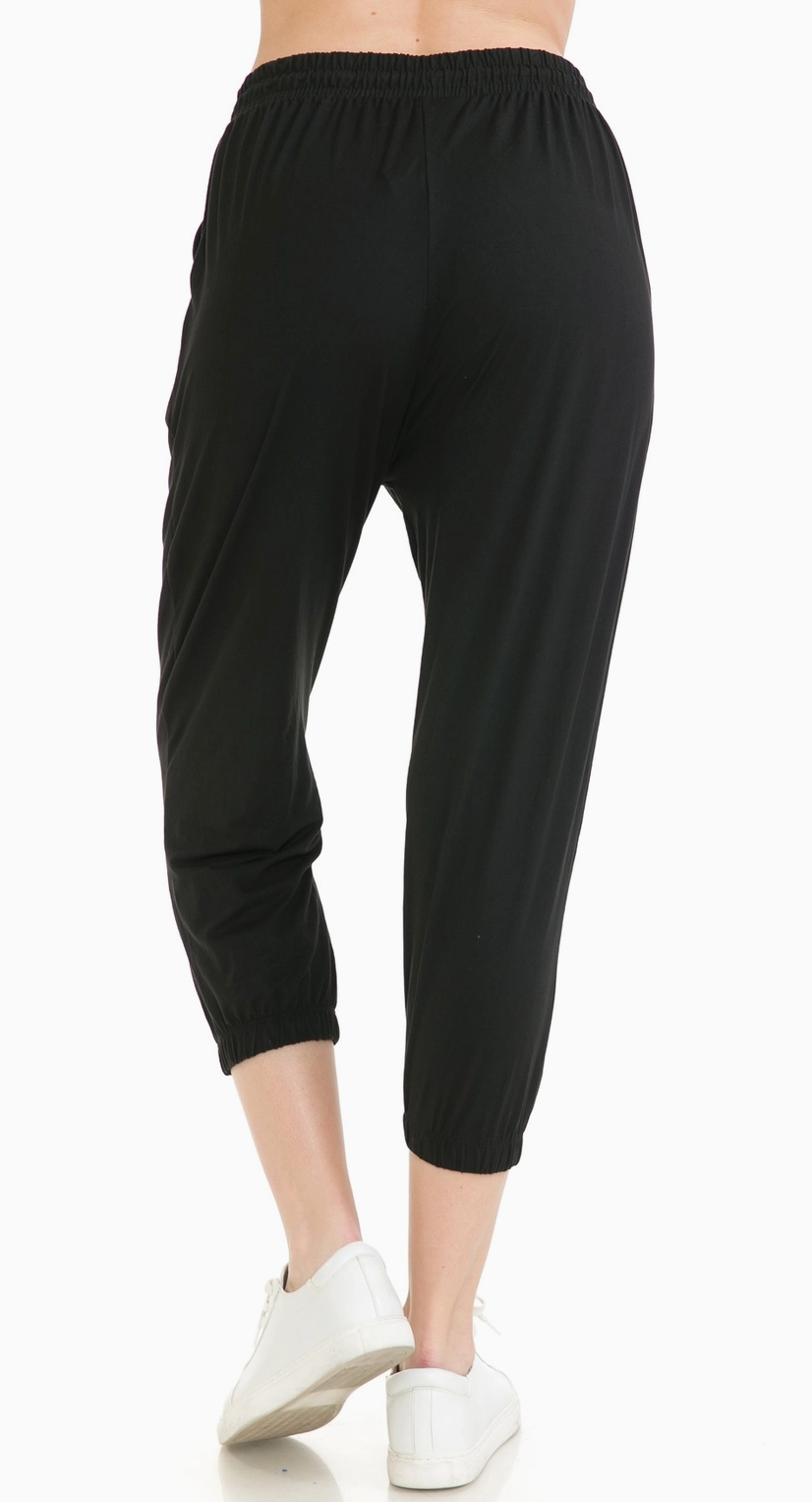 Butter Soft Capri Leggings BLACK