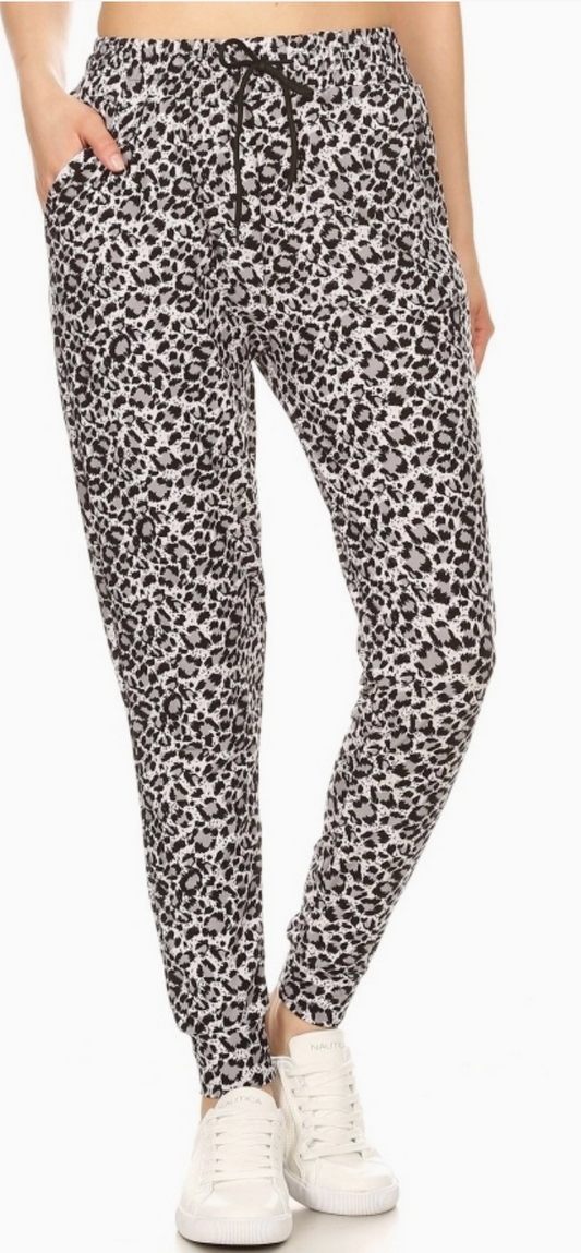 Wild About Comfort Joggers LEOPARD