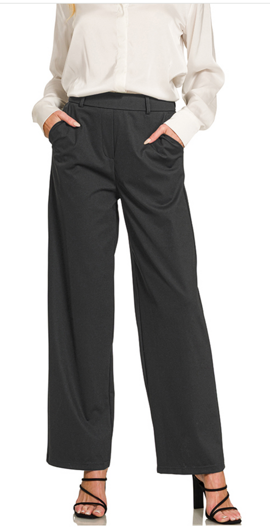 Simply Polished Trouser 30" BLACK