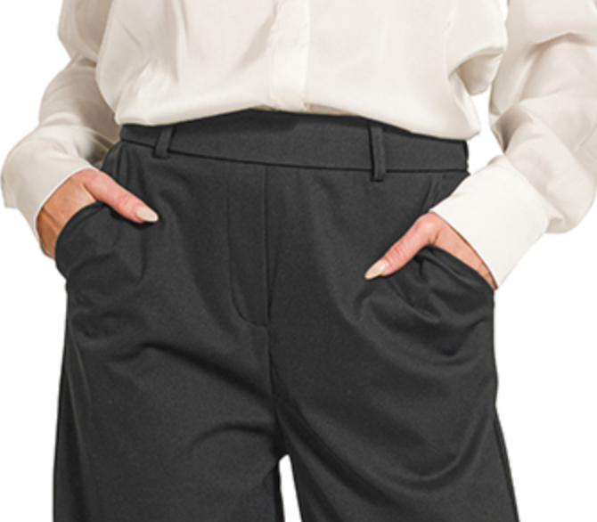 Simply Polished Trouser 30" BLACK