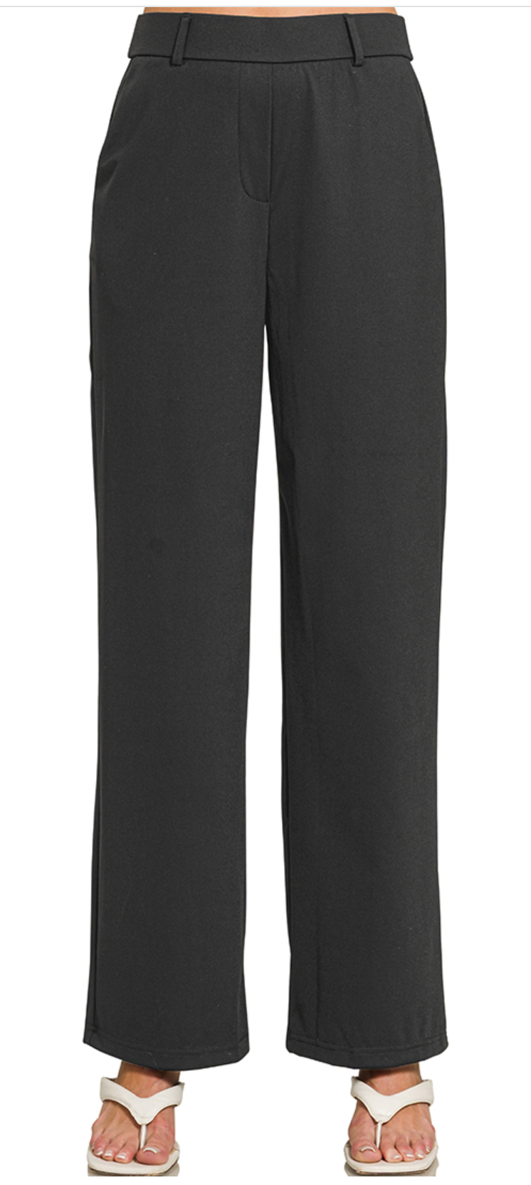 Simply Polished Trouser 30" BLACK