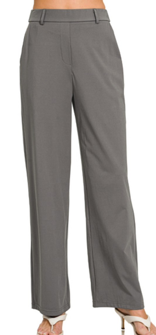 Simply Polished Trouser 30" CHARCOAL