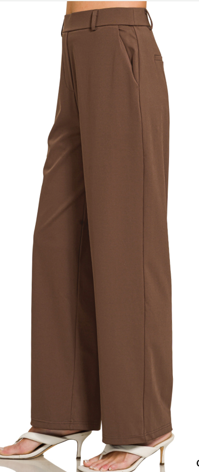 Simply Polished Trouser 30" CHOCOLATE