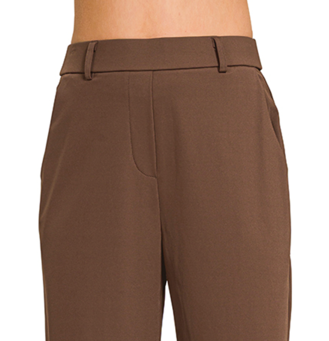 Simply Polished Trouser 30" CHOCOLATE