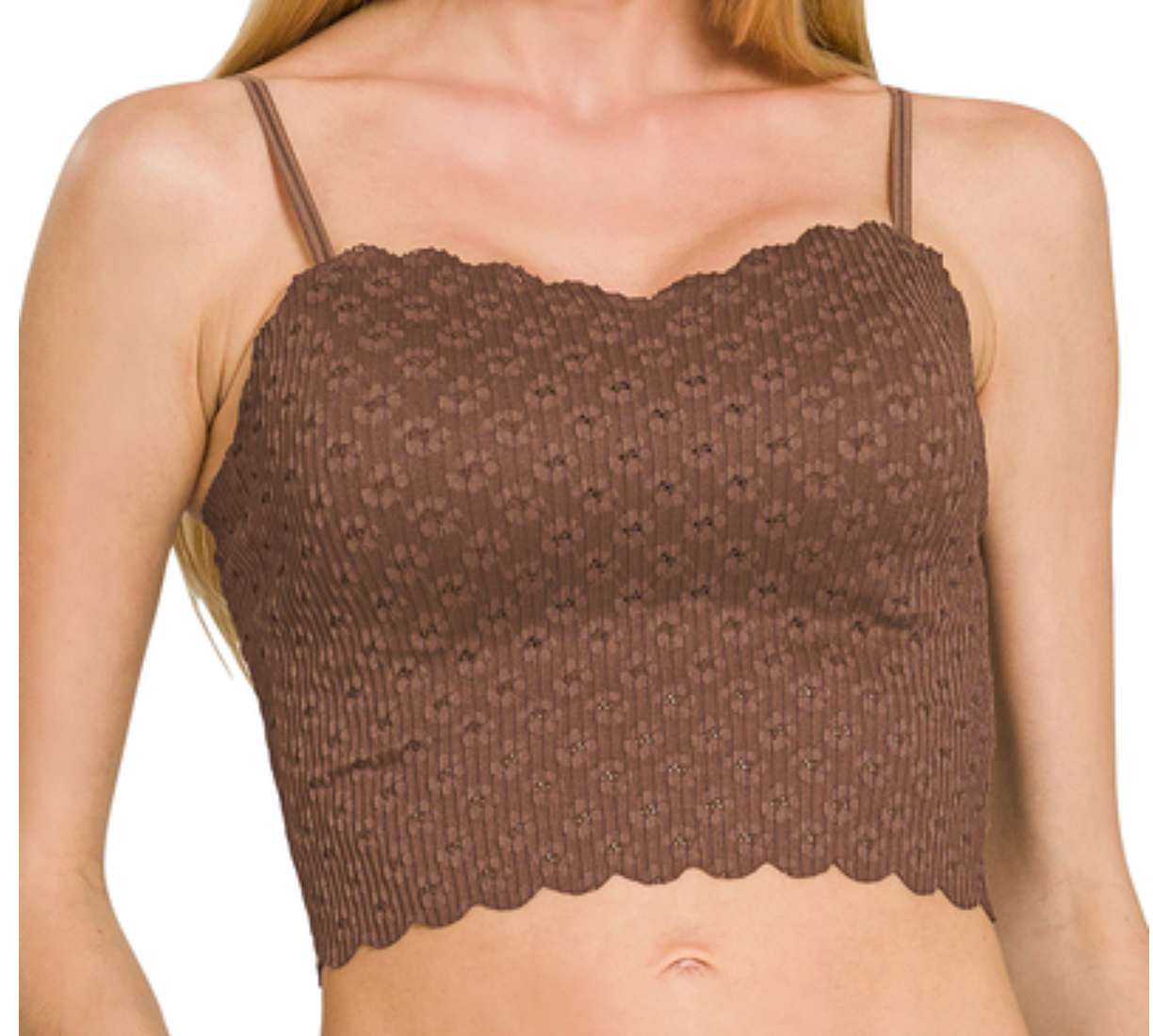 Pretty Little Layers Bralette BROWN