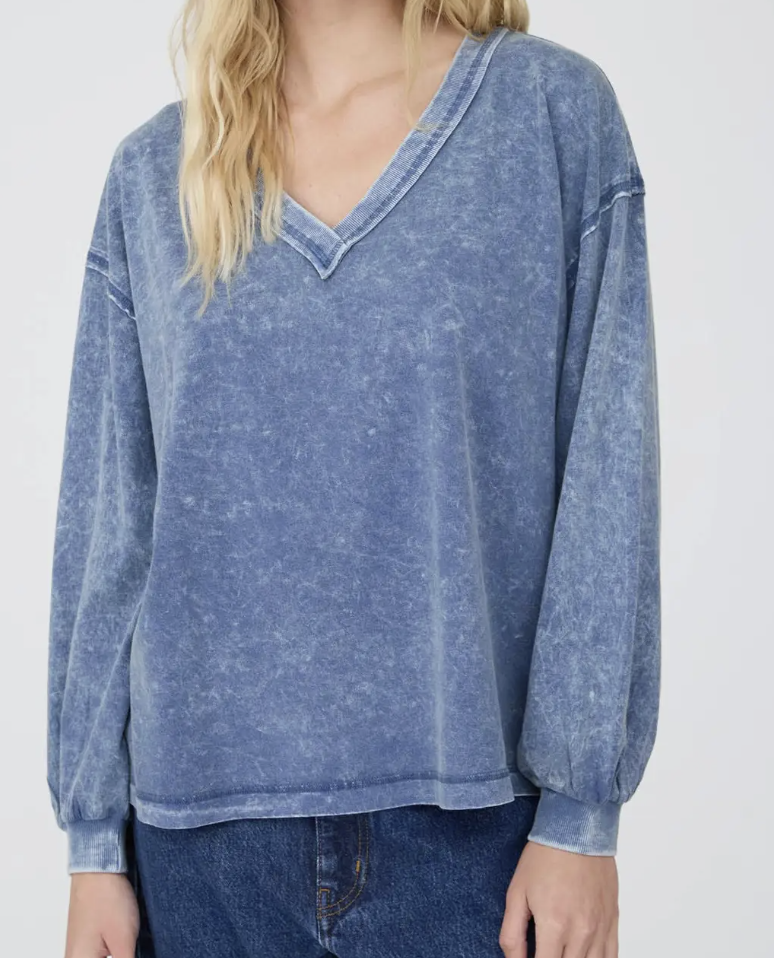 Vintage Wash Exposed Seam BLUE