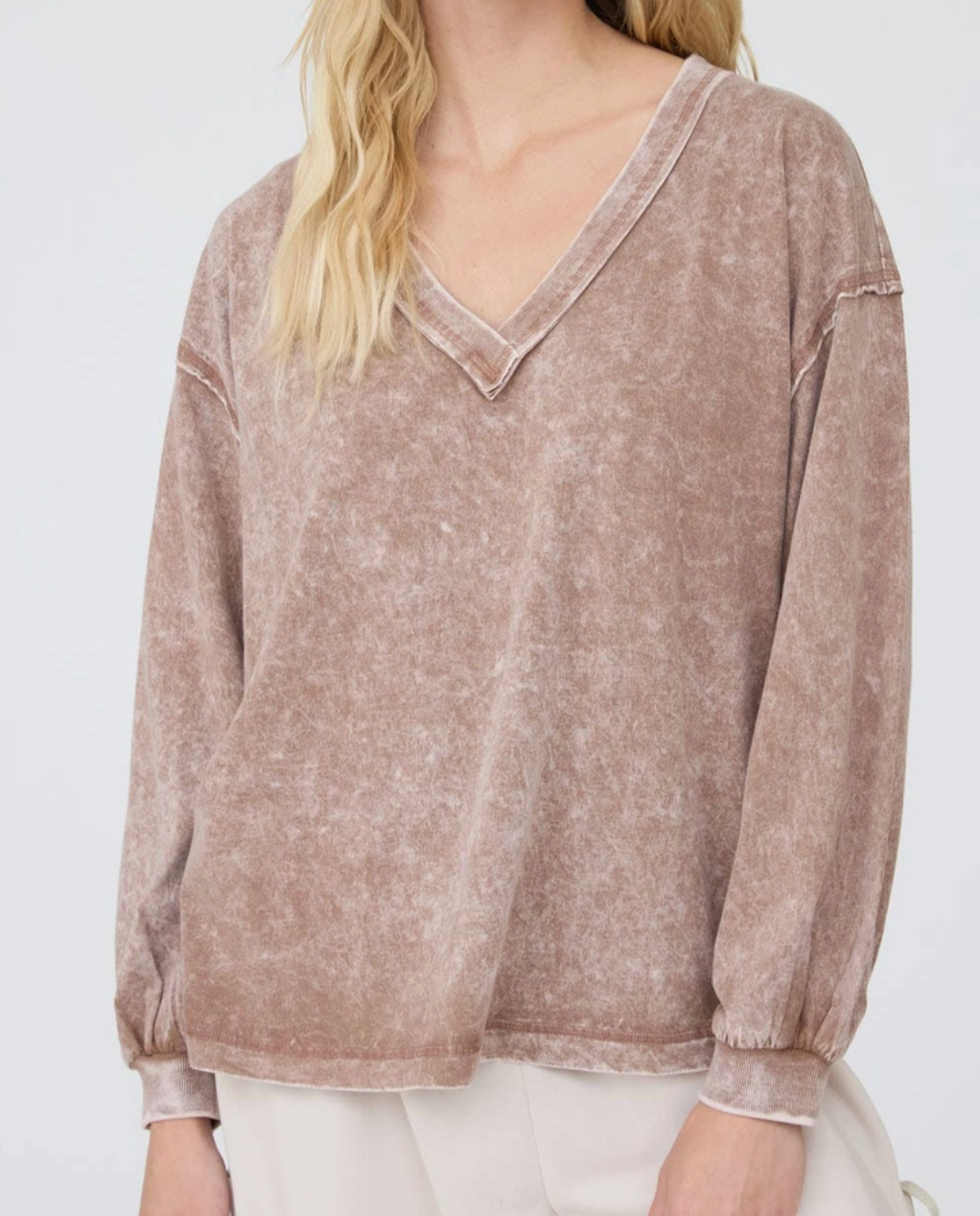 Vintage Wash Exposed Seam BROWN