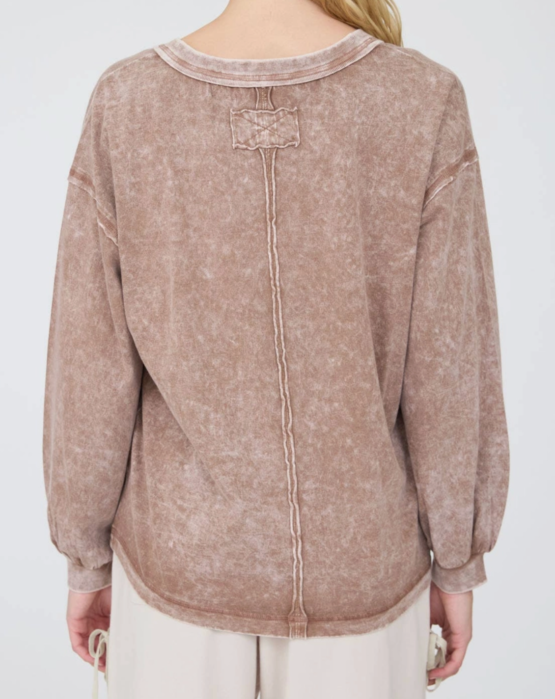 Vintage Wash Exposed Seam BROWN