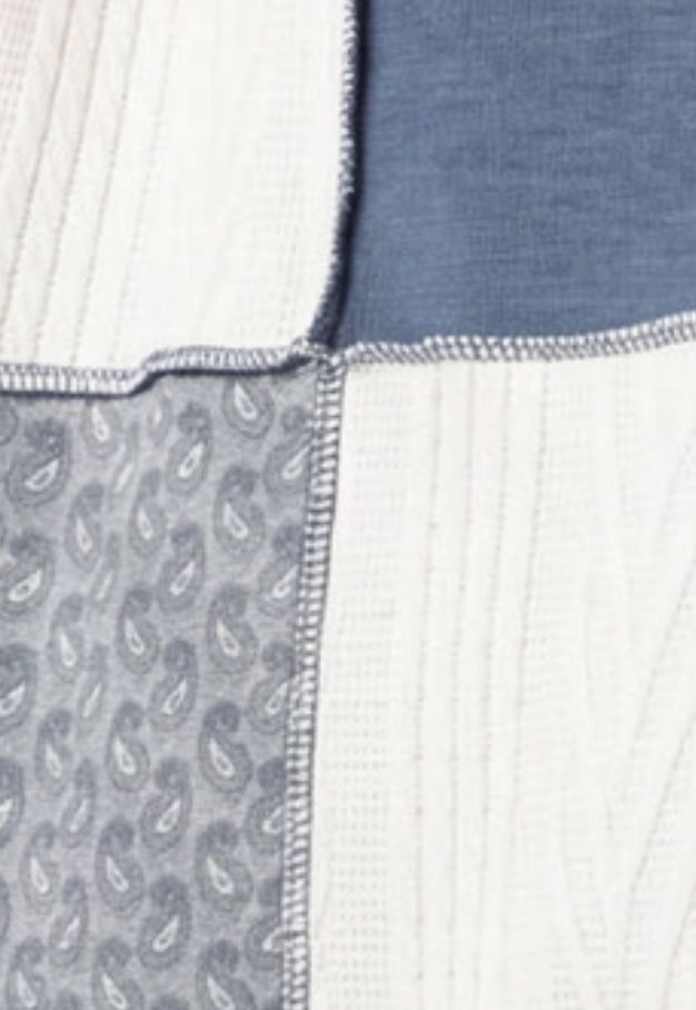 Perfectly Patched Pullover BLUE