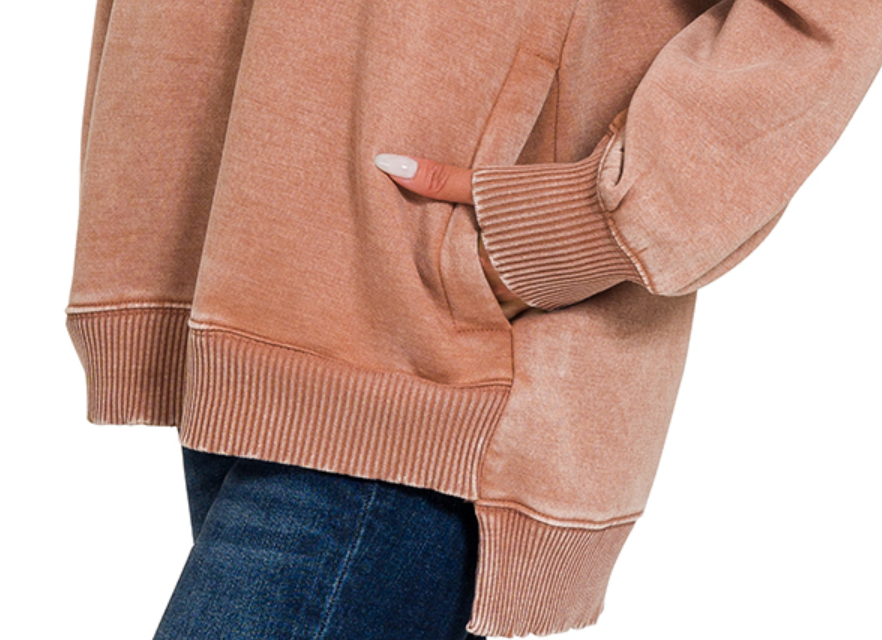 Comfy Comes First Pullover RUST