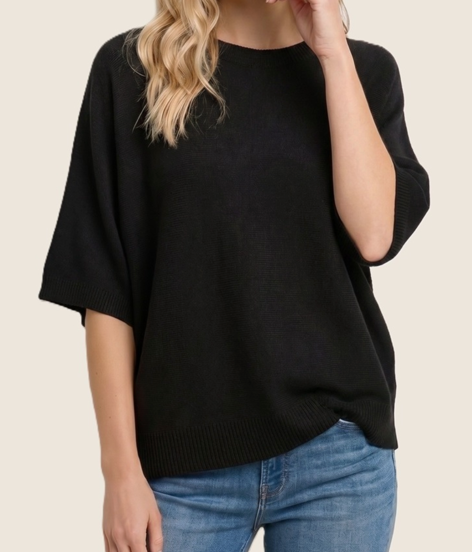Just Right Sweater BLACK