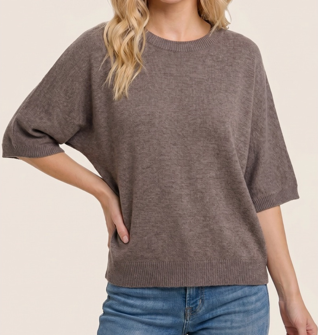 Just Right Sweater MOCHA