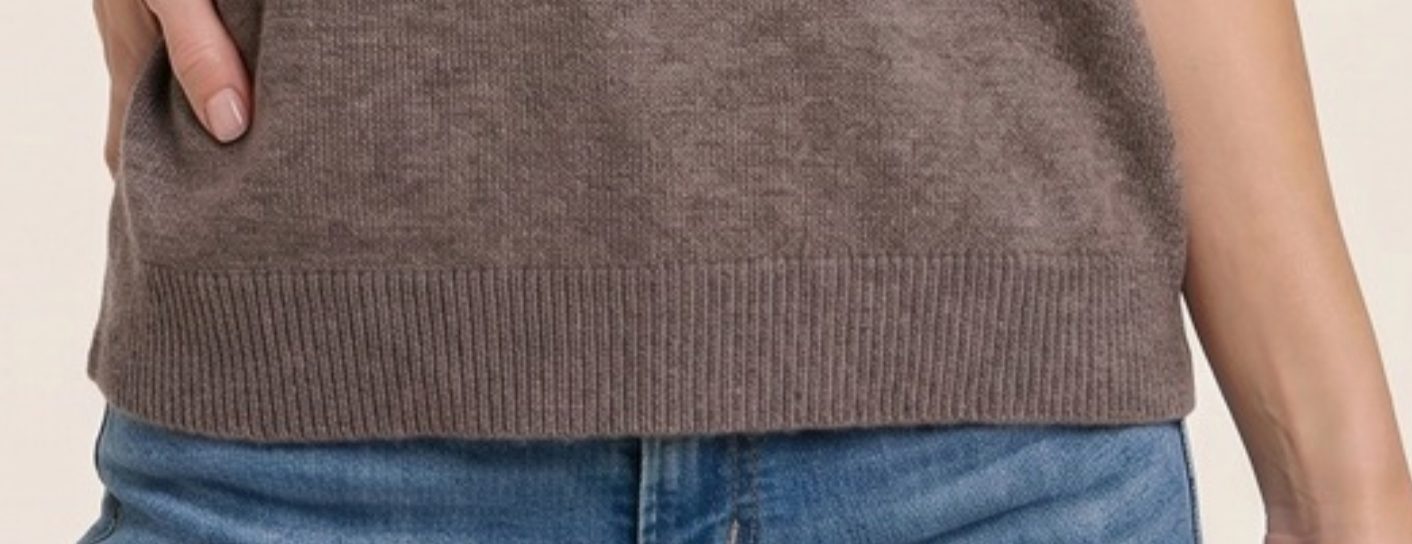 Just Right Sweater MOCHA