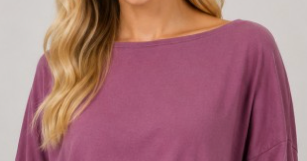 Soft Spoken Boatneck Sweater RASPBERRY